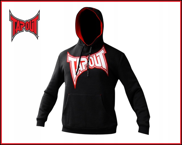 Tapout Mikina S Kapucí Černá, Velikost XL