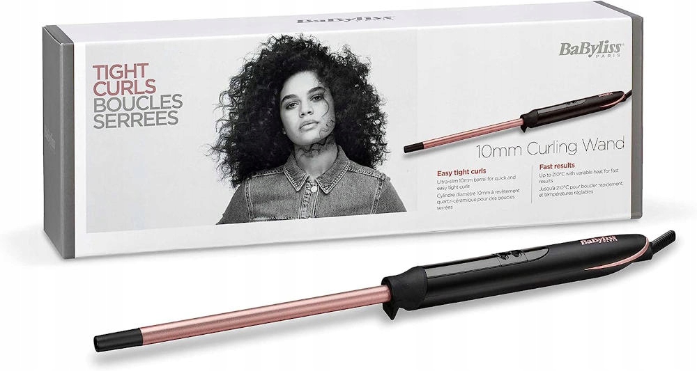 Babyliss Lokówka Rose Quartz 10MM C449E