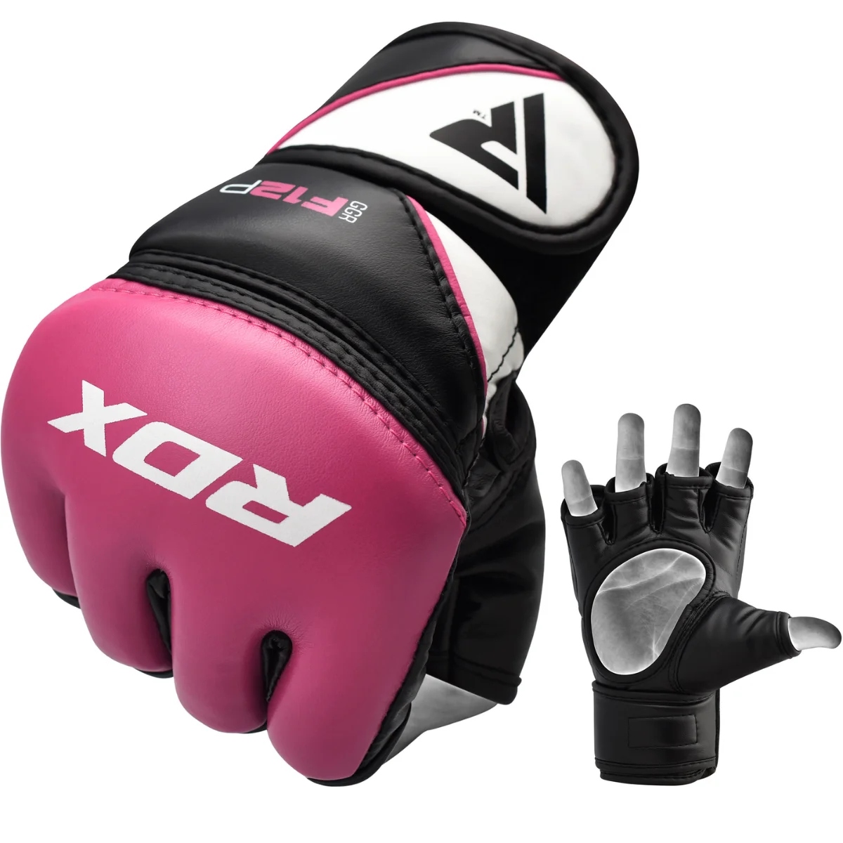 Rękawice grapplingowe Rdx Grappling Glove New Model GGRF-12P pink