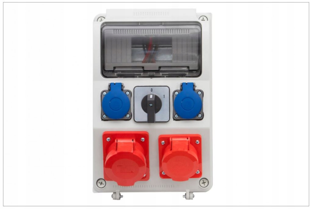 Silový set 2x16/5+2X230V+9S+vypínač 0/1 Caja F-elektro F3.0246