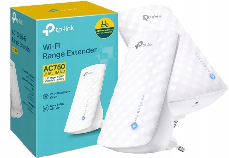 

Wzmacniacz Sygnału Zasięgu Wifi Tp-link RE190