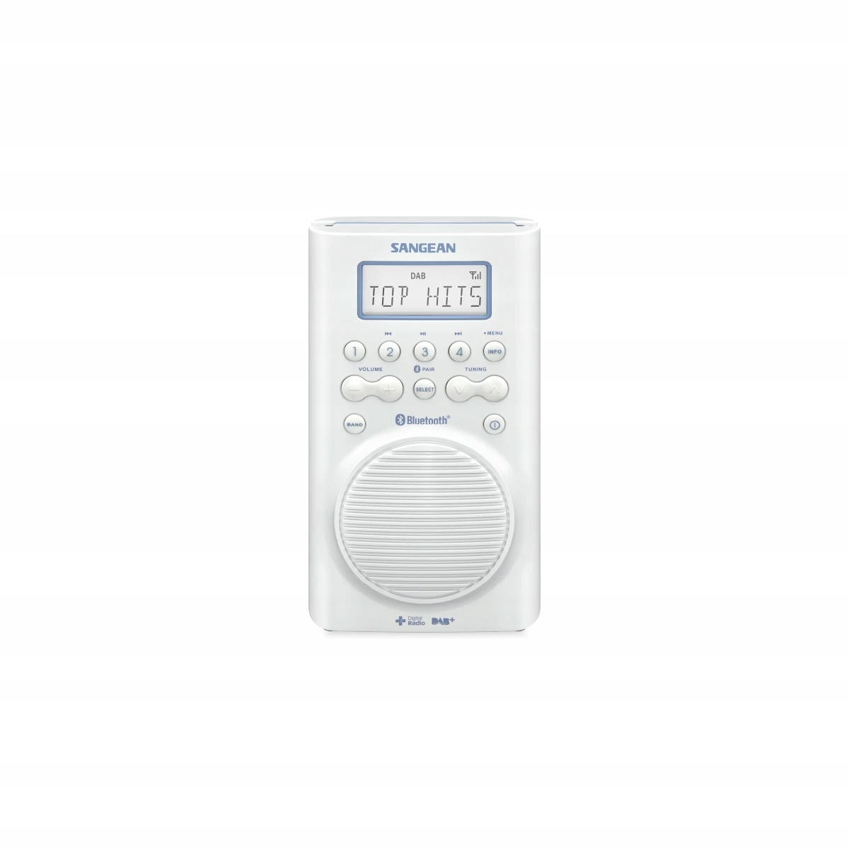 Sieťové/batériové rádio Dab+, Fm Sangean H205D vodotesné