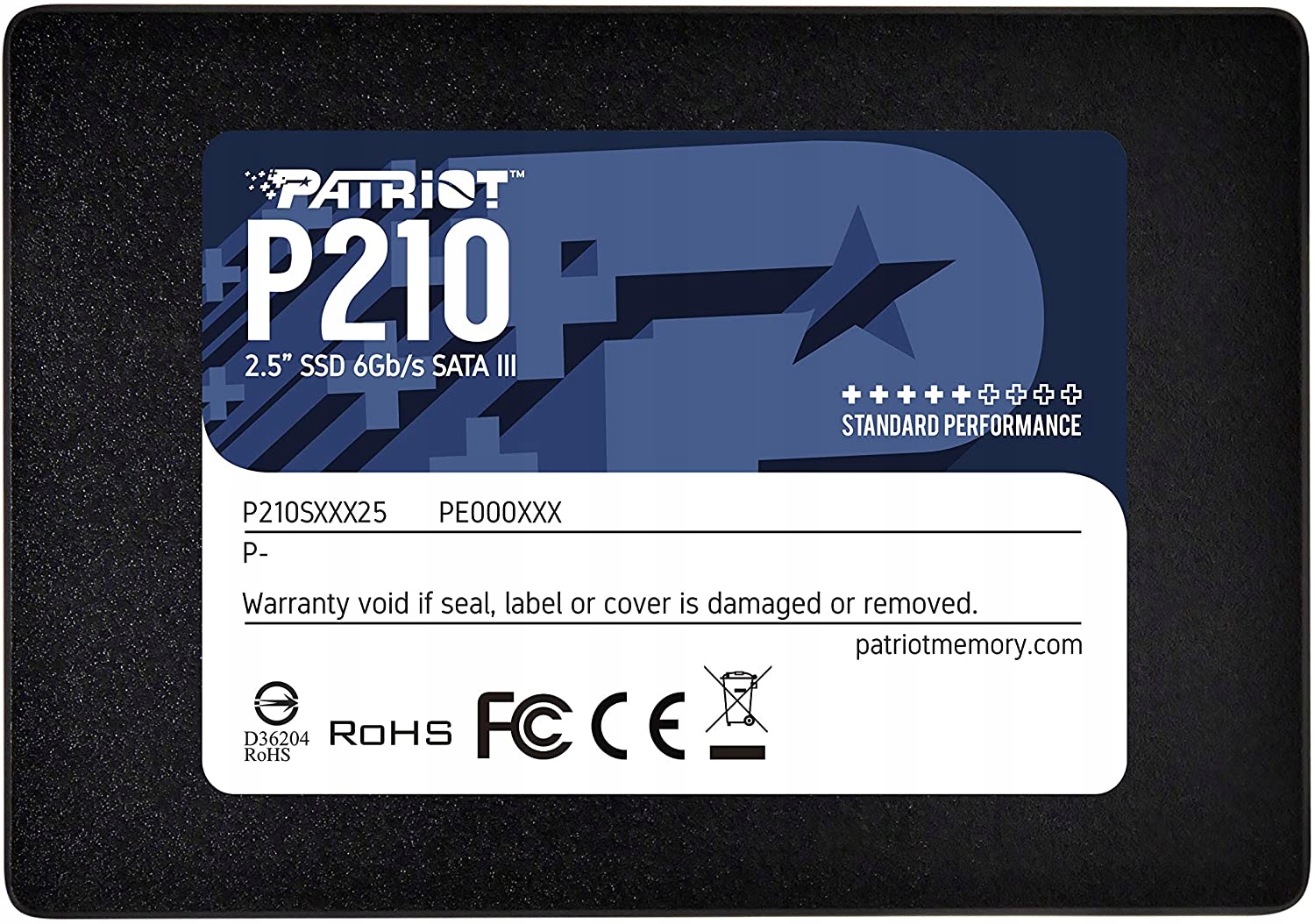 Ssd disk Patriot P210 2TB 2,5" Sata III