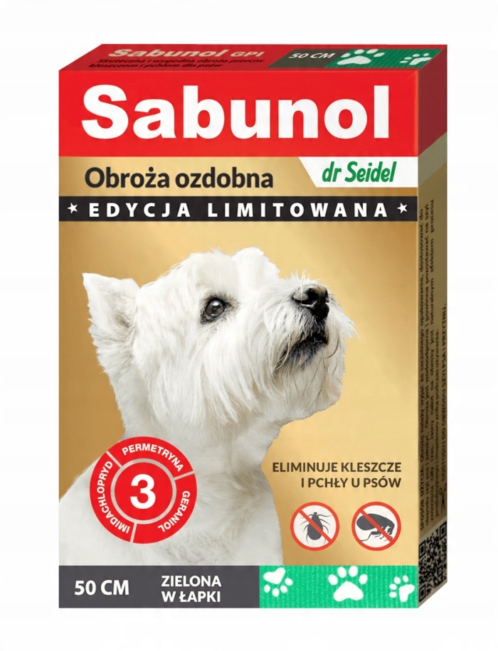 

Dr Seidel Sabunol Gpi - obroża przeciw pchłom i kl