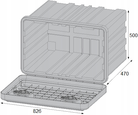 SKRZYNKA NARZĘDZIOWA DAKEN JUST 826 127l BUS TIR Marka inna