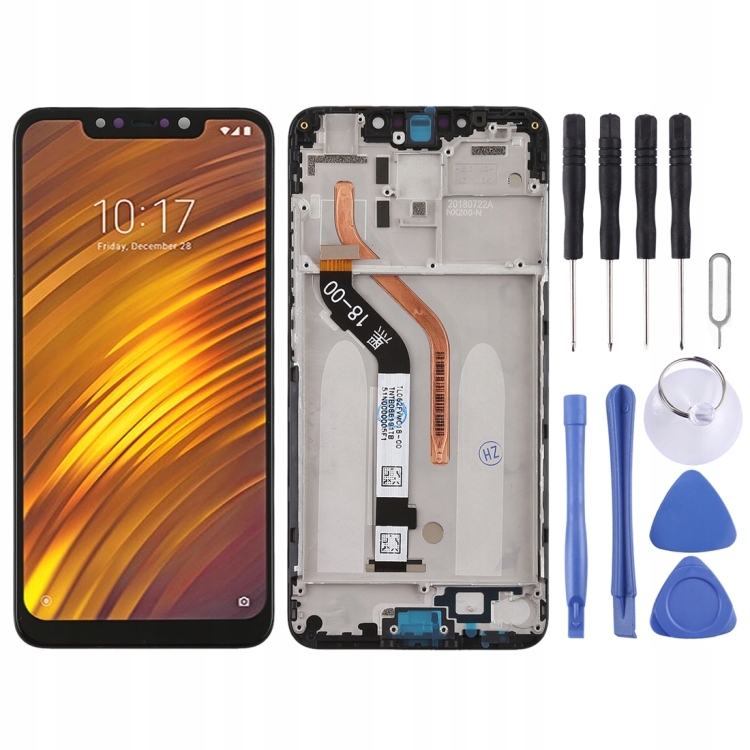 TFT LCD Screen for Xiaomi Pocophone F1 Digitizer Full Assembly with Black