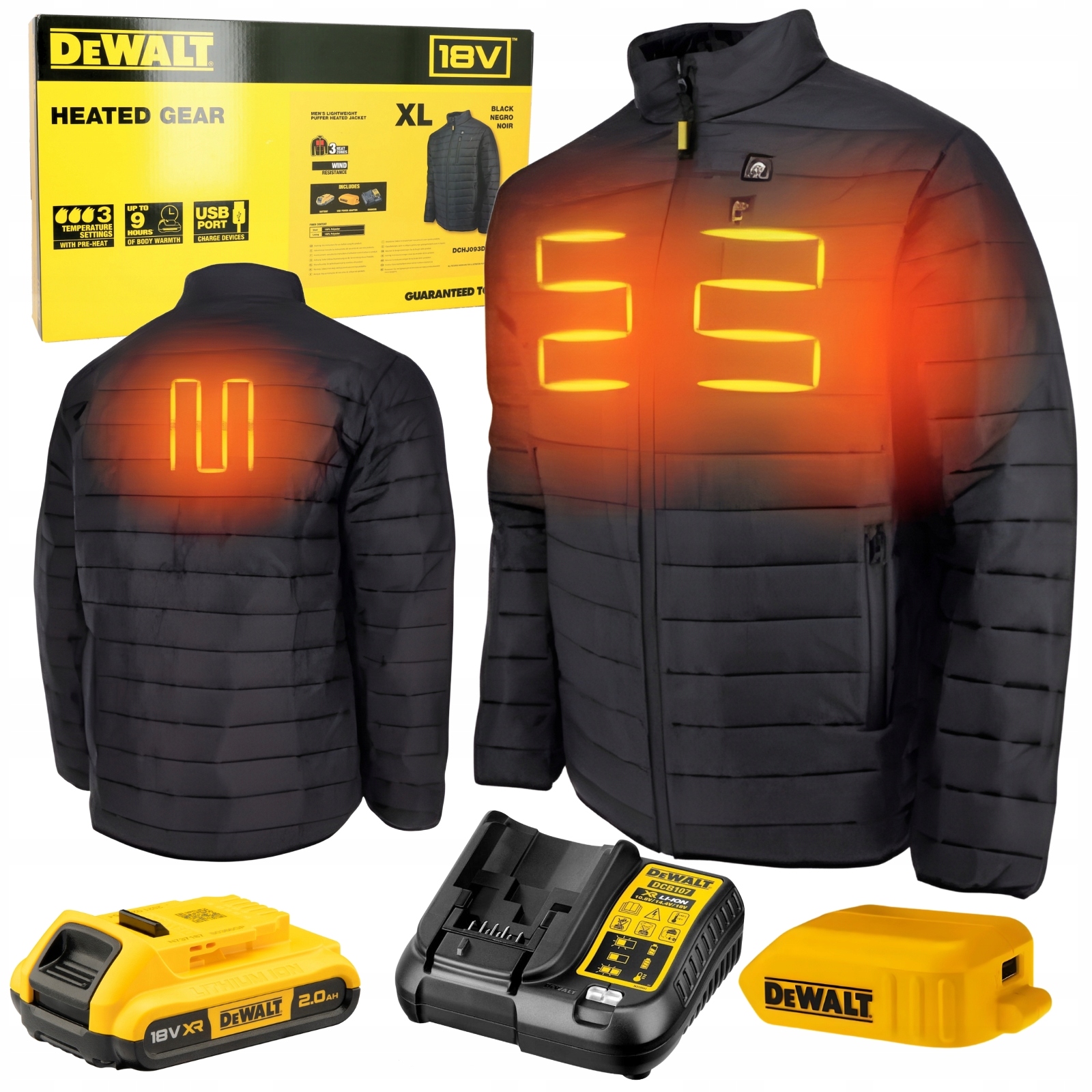 Kurtka DeWalt DCHJ093D1-XL rozmiar XL