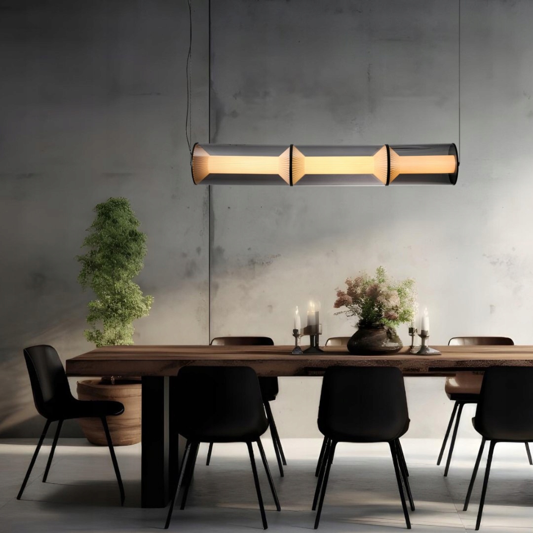 Light Prestige Lampa wisząca Aeris 3 linia dymna Led Cct