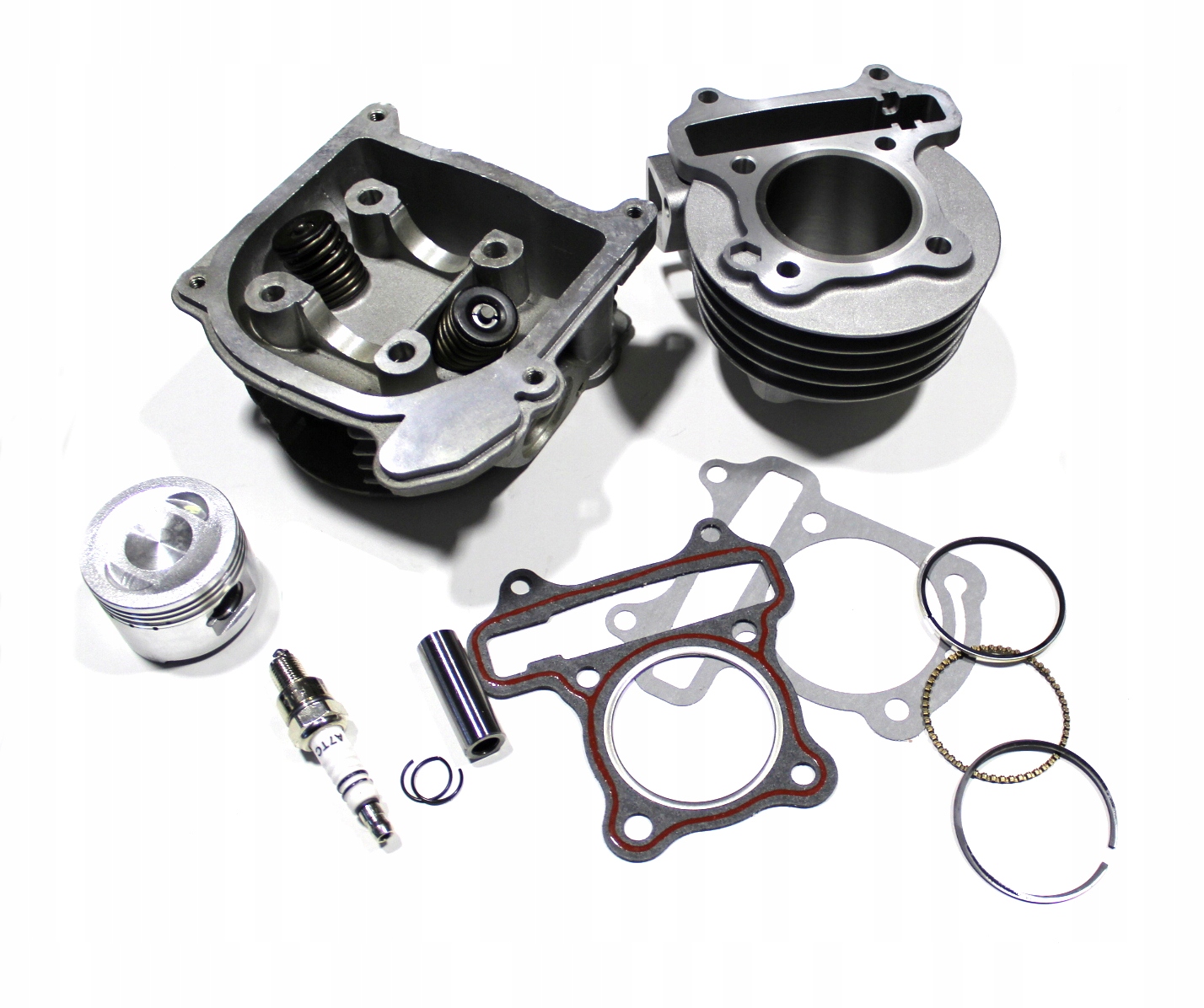 GCA7GY680 - Комплект головки цилиндра 80CC скутер GY6 4T ROMET
