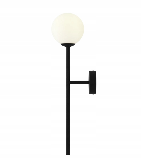 Nástenná lampa Bosso čierna