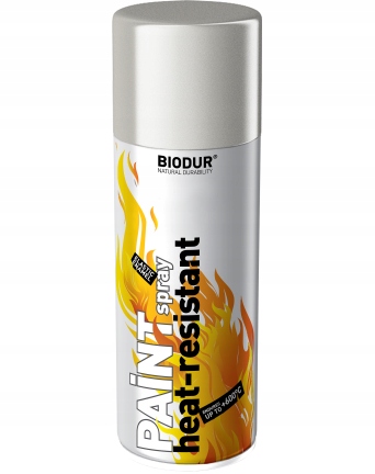 

Spray farba Na Wysokie Temperatury Biodur Szary