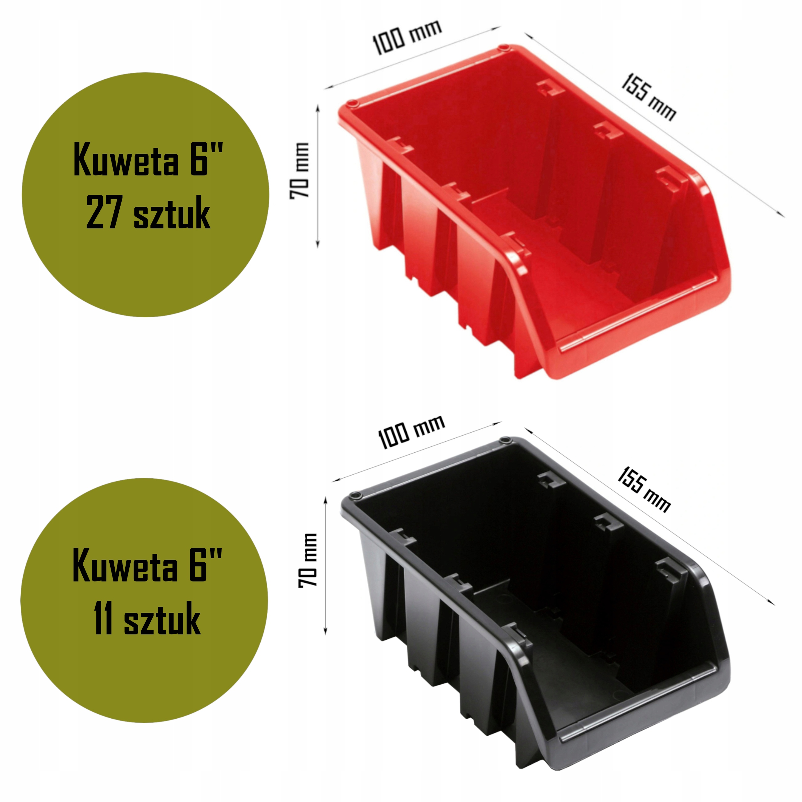 Tablica narzędziowa warsztatowa 115x78cm 38 kuwet Szerokość produktu 115 cm