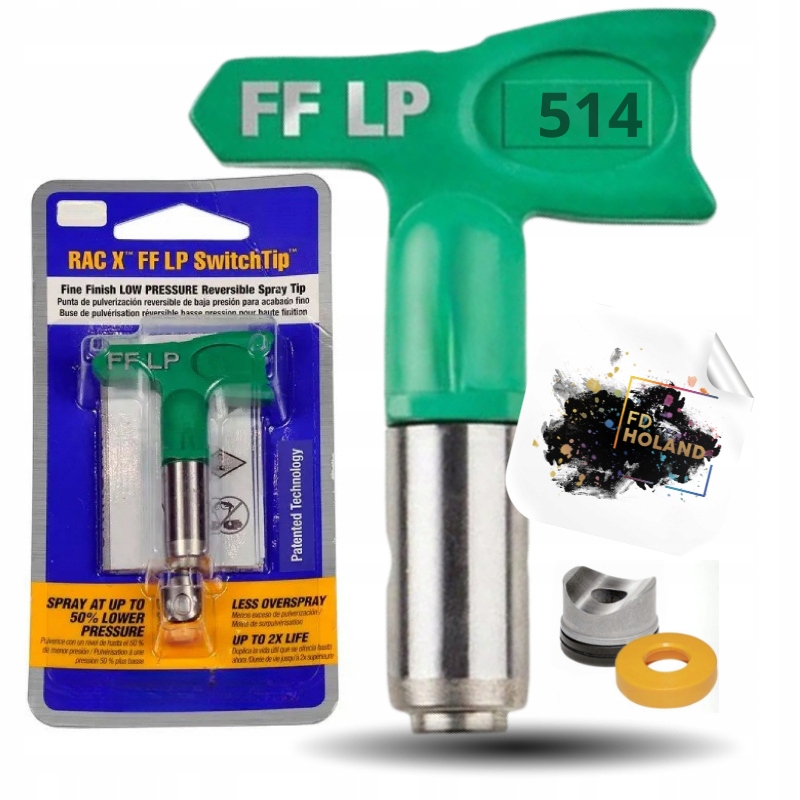 Dysza malarska 514 FFLP Niskociśnieniowa + GRATISY RAC X Pistolet Agregat