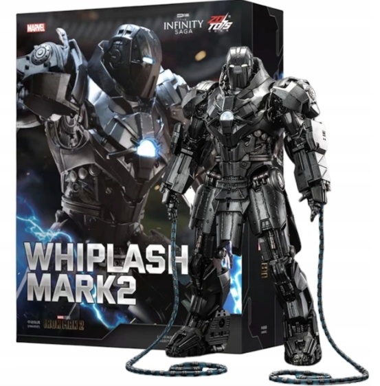 Figurka Whiplash MK2 Iron Man 23 cm Marvel Zd Toys originální Led Usb