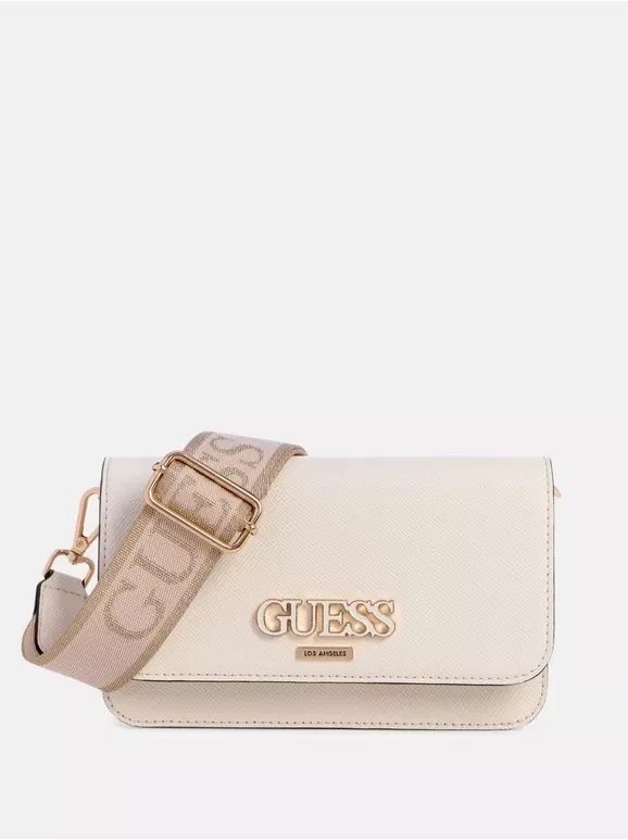 Guess dámská kabelka, crossbody Utopie mléčná