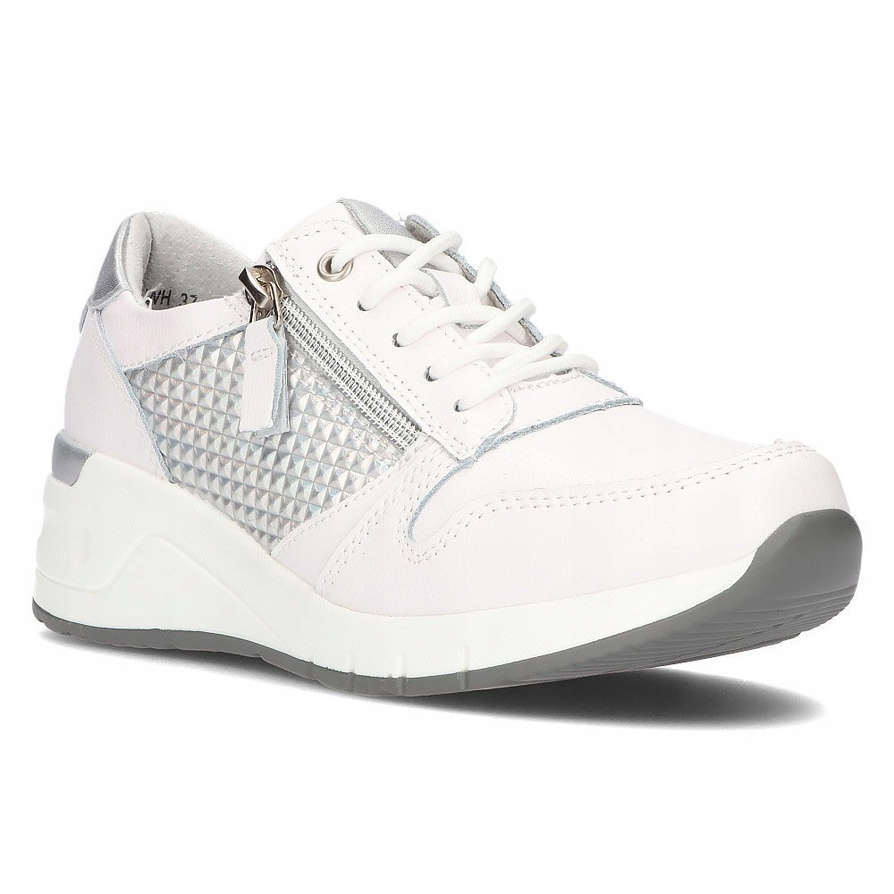 

Skórzane sneakersy Filippo DP2052/21 Wh r.39