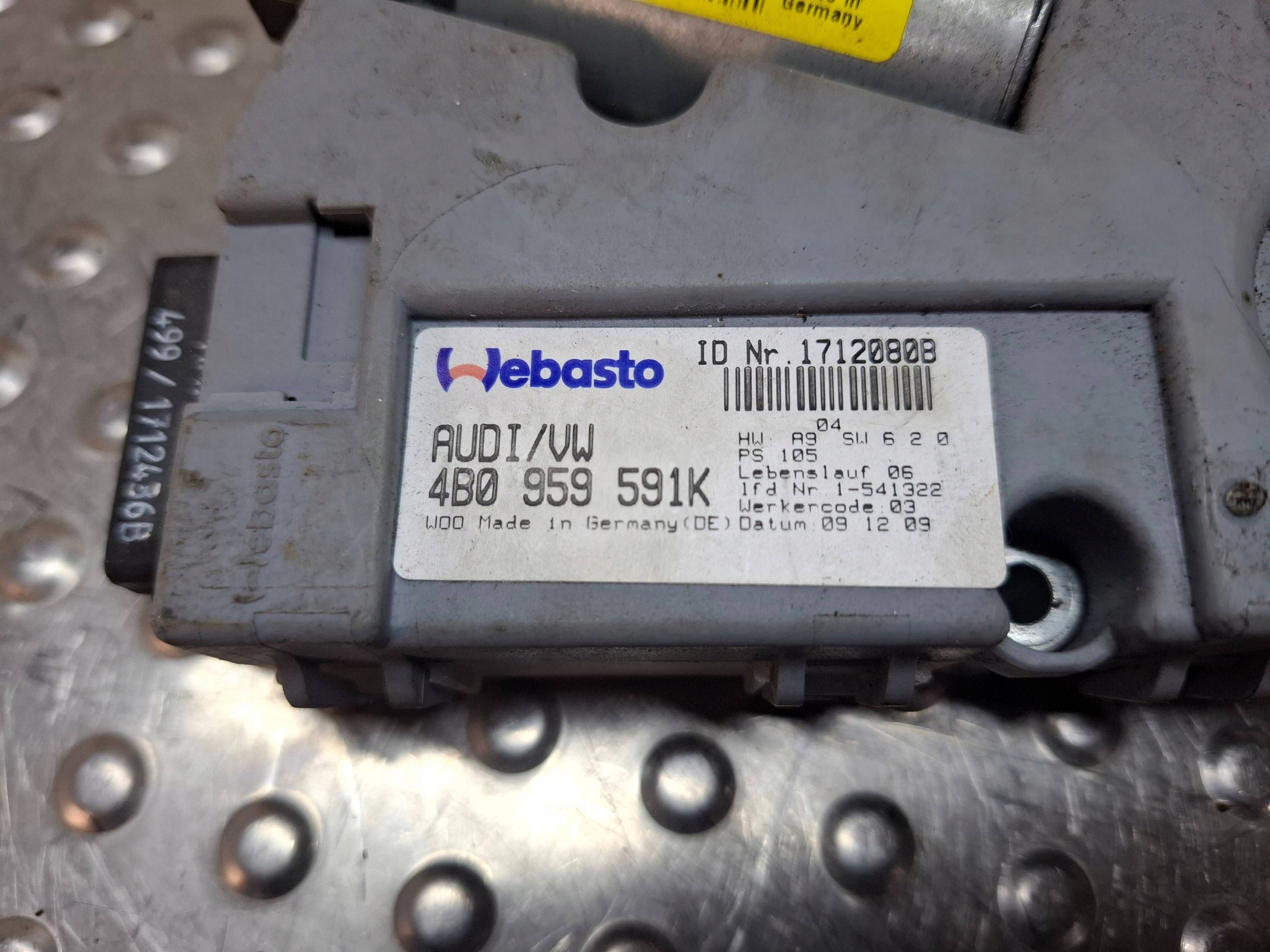 Motor Schiebedach 4B0959591K AUDI A6 C6 LIFT A3 8P A4 B7