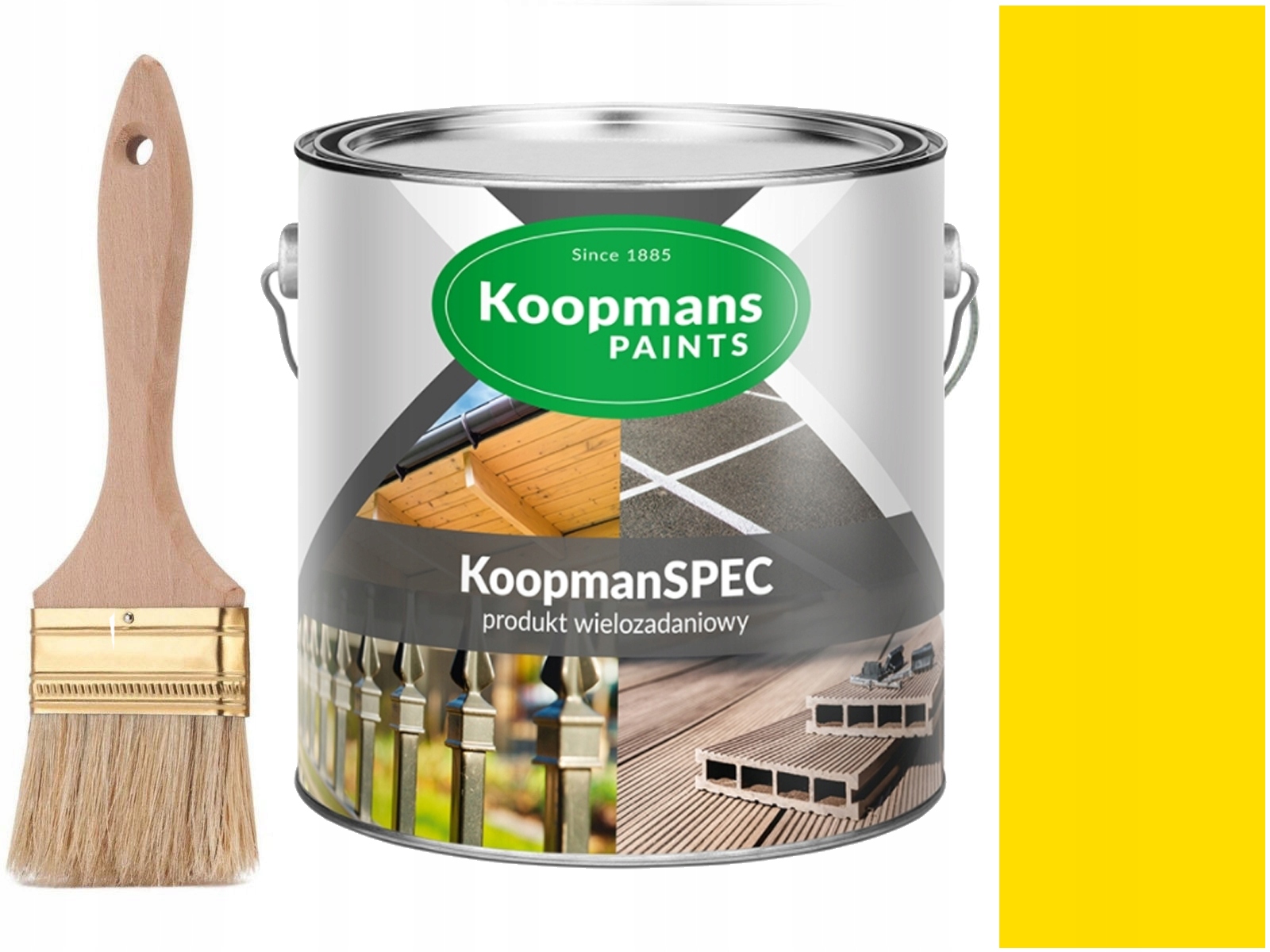 

Koopmans Farba Drewna Metali Betonu Żółty 750ml