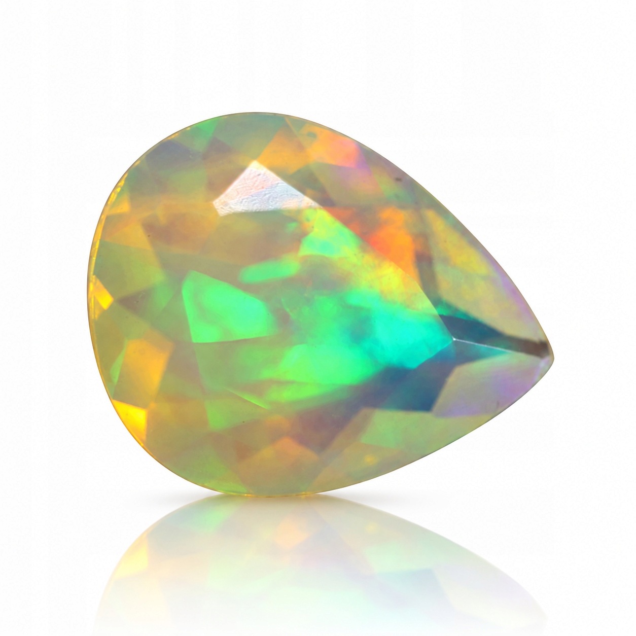 Přírodní opál 1.53 ct Lžička Etiopie certifikát Wbd