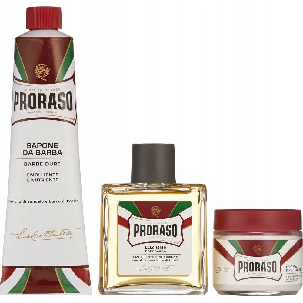 Sada na holení Proraso Red Vintage Primadopo 3 díly
