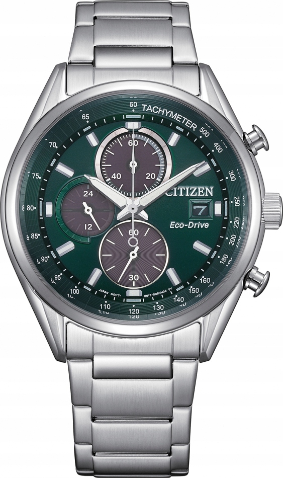 Zegarek męski Citizen CA0459-79X zielony sportowy