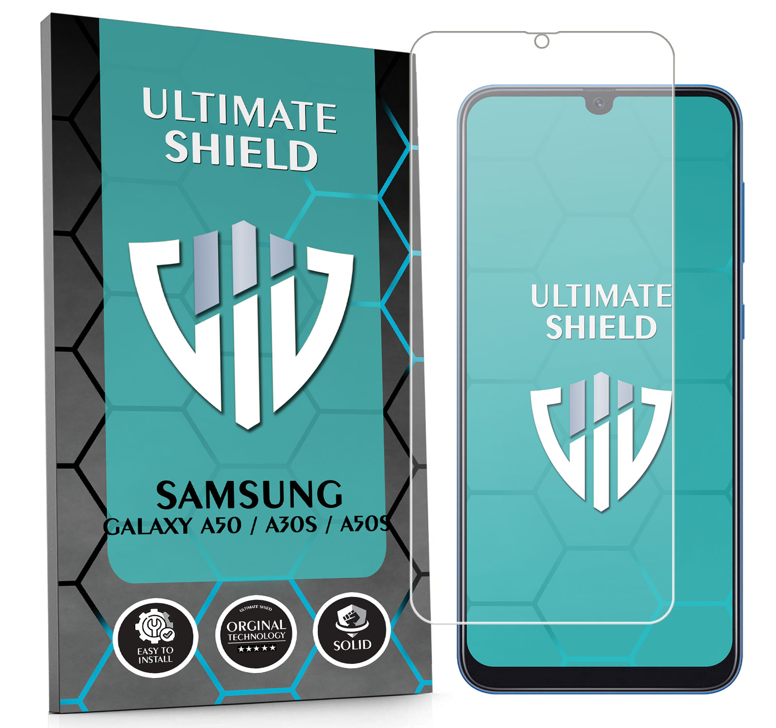 Sklo 3x Displej 7x Fotoaparát Rychlý Objektiv Pro Samsung A50 A30S A50S