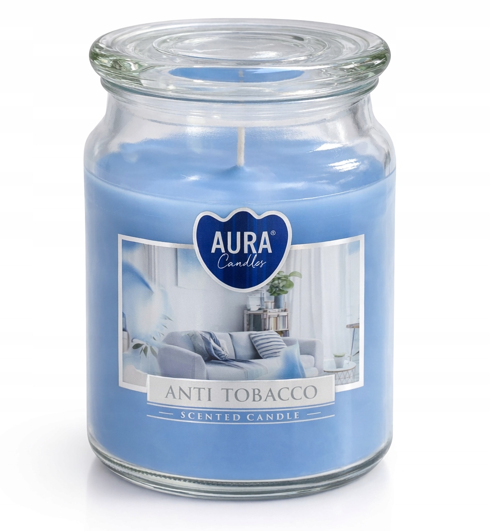 Świeca zapachowa parafinowa Anti Tobacco DUŻY SŁÓJ XL