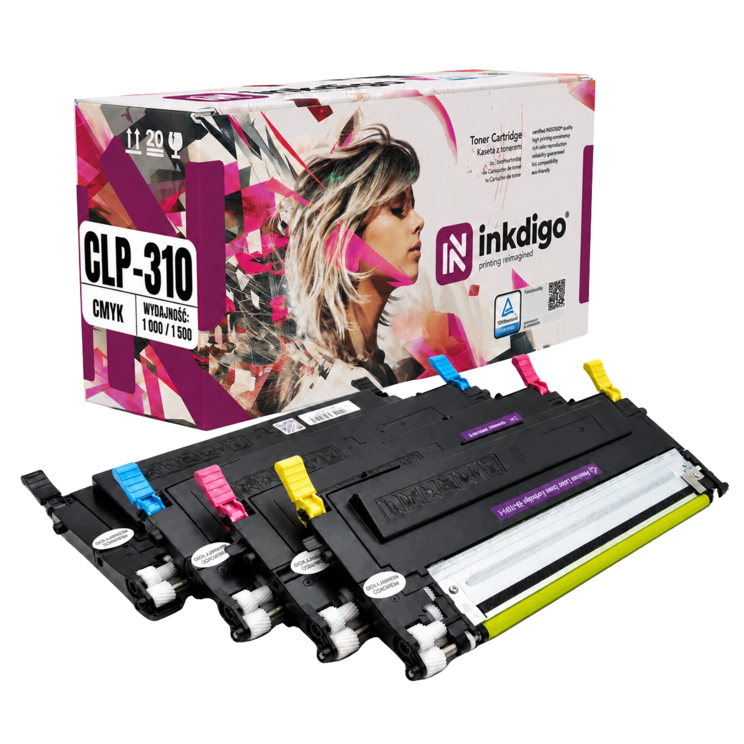 Cmyk pro Samsung CLP-310 CLP-315 CLX-3170 CLX-3175