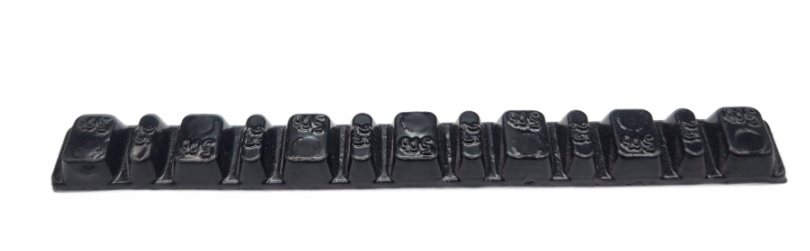 Ciężarki klejone 2,5g+5g ołów Czarny 50g do felg motocyklowych skuterów 1x