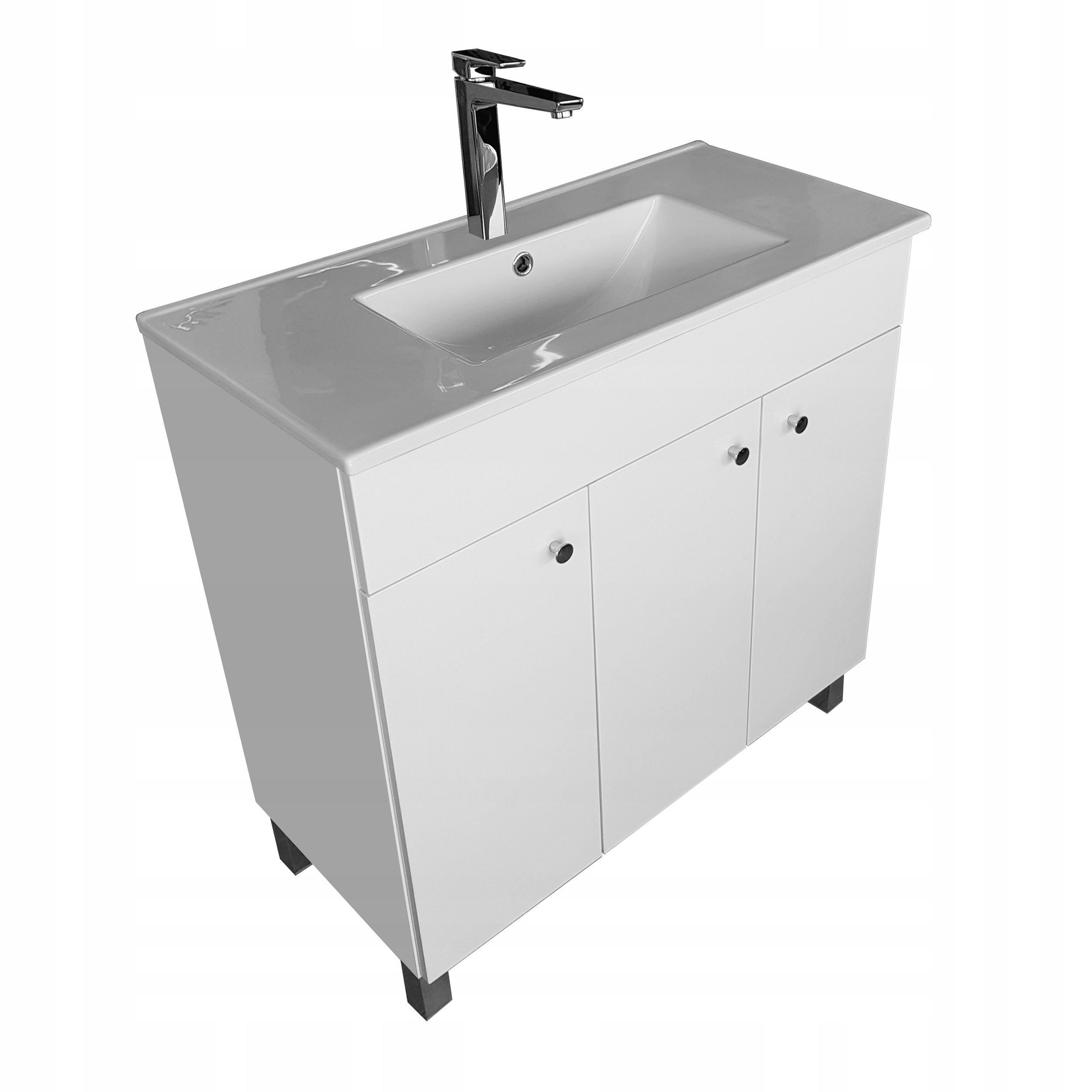 

Szafka Łazienkowa Na Nóżkach Z Umywalką Iga 80 CM