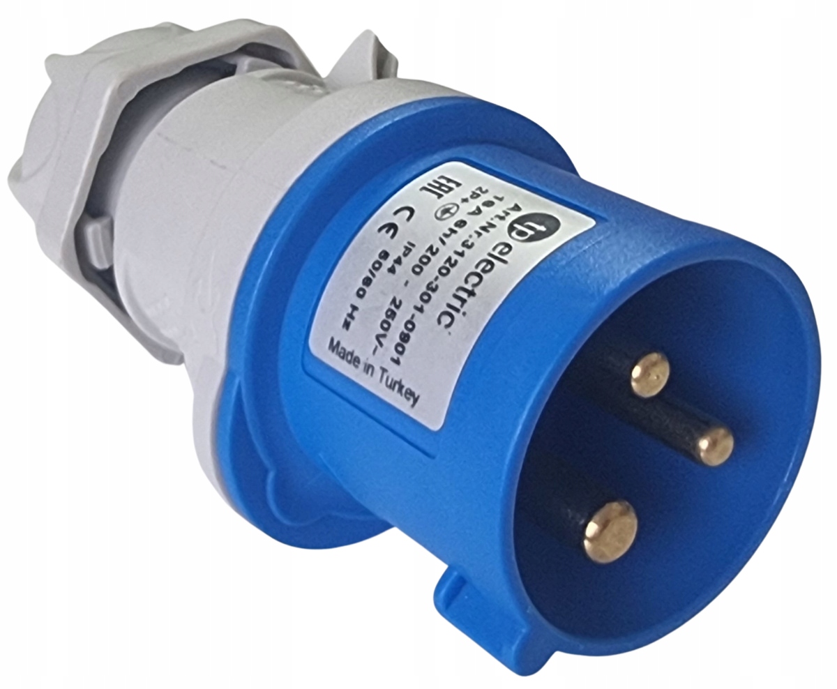 WTYCZKA MĘSKA CEE TP ELECTRIC 3P 16A 6H IP44 OUTLET Numer katalogowy części 3120-301-0901