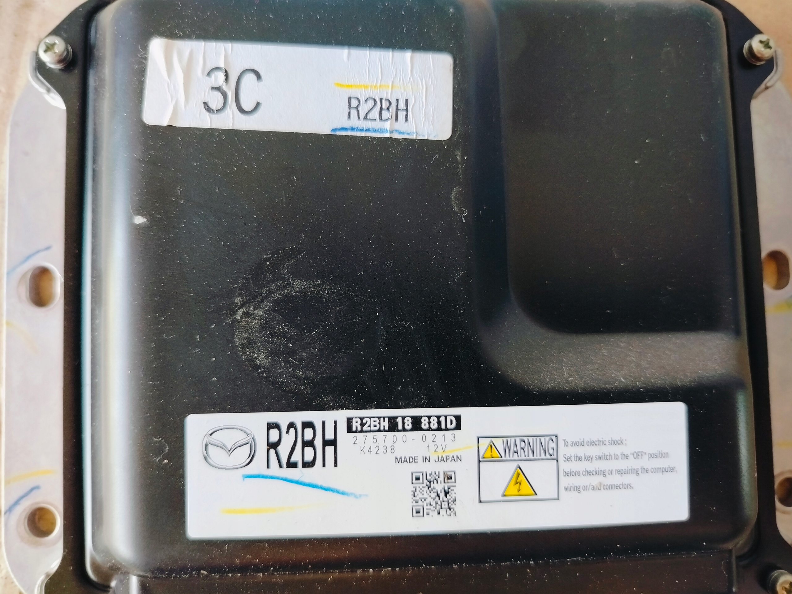 MAZDA 6 GH control unit of the engine 2.2D 275700-0213