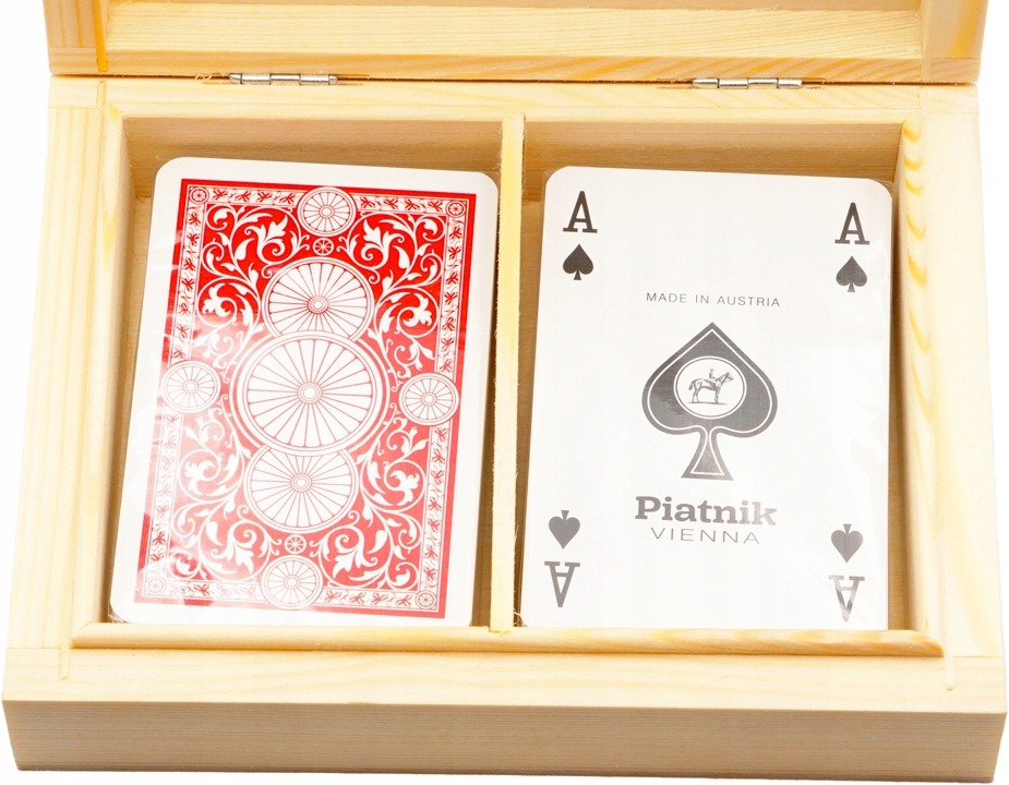 KARTY DO GRY PIATNIK WHEELS W DREWNIANYM PUDEŁKU Wiek gracza 15-18 lat