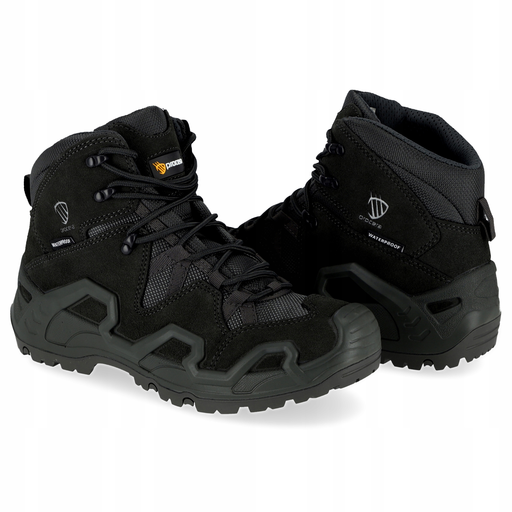 BUTY ROBOCZE TRZEWIKI TAKTYCZNE WODOODPORNE TREKKINGOWE EXPLORER BLACK 43