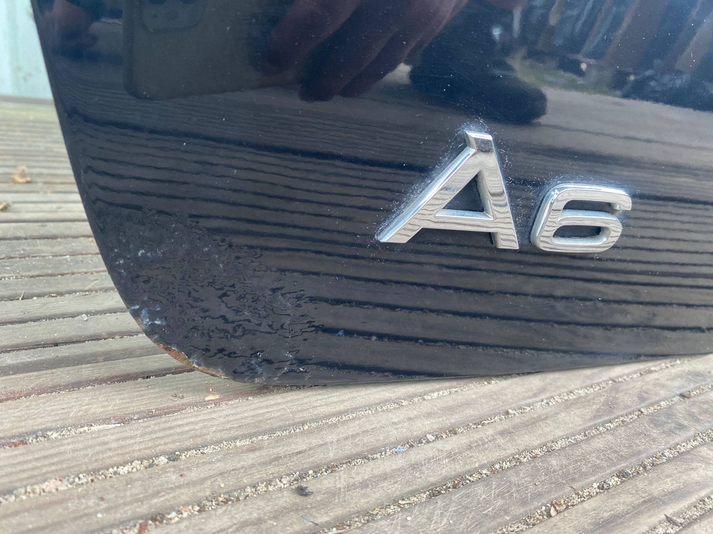 AUDI A6 C6 KOMBI S-LINE complete trunk door boot rear part LZ9Y black