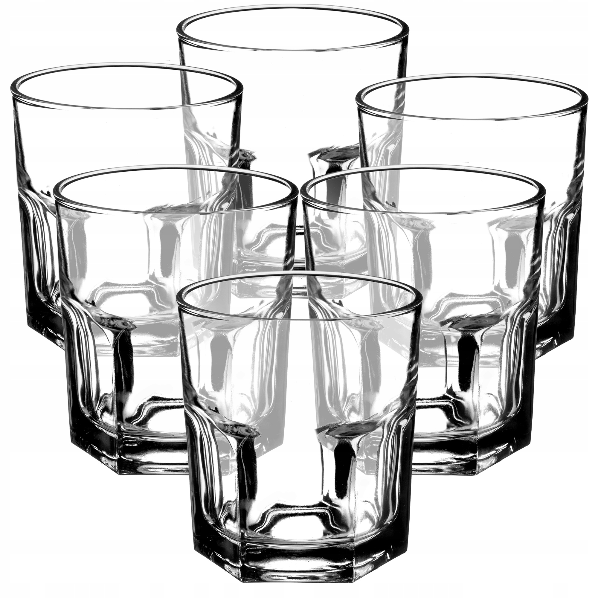 

Szklanki 290ml Zestaw 6szt Do Whisky Drinków Soku