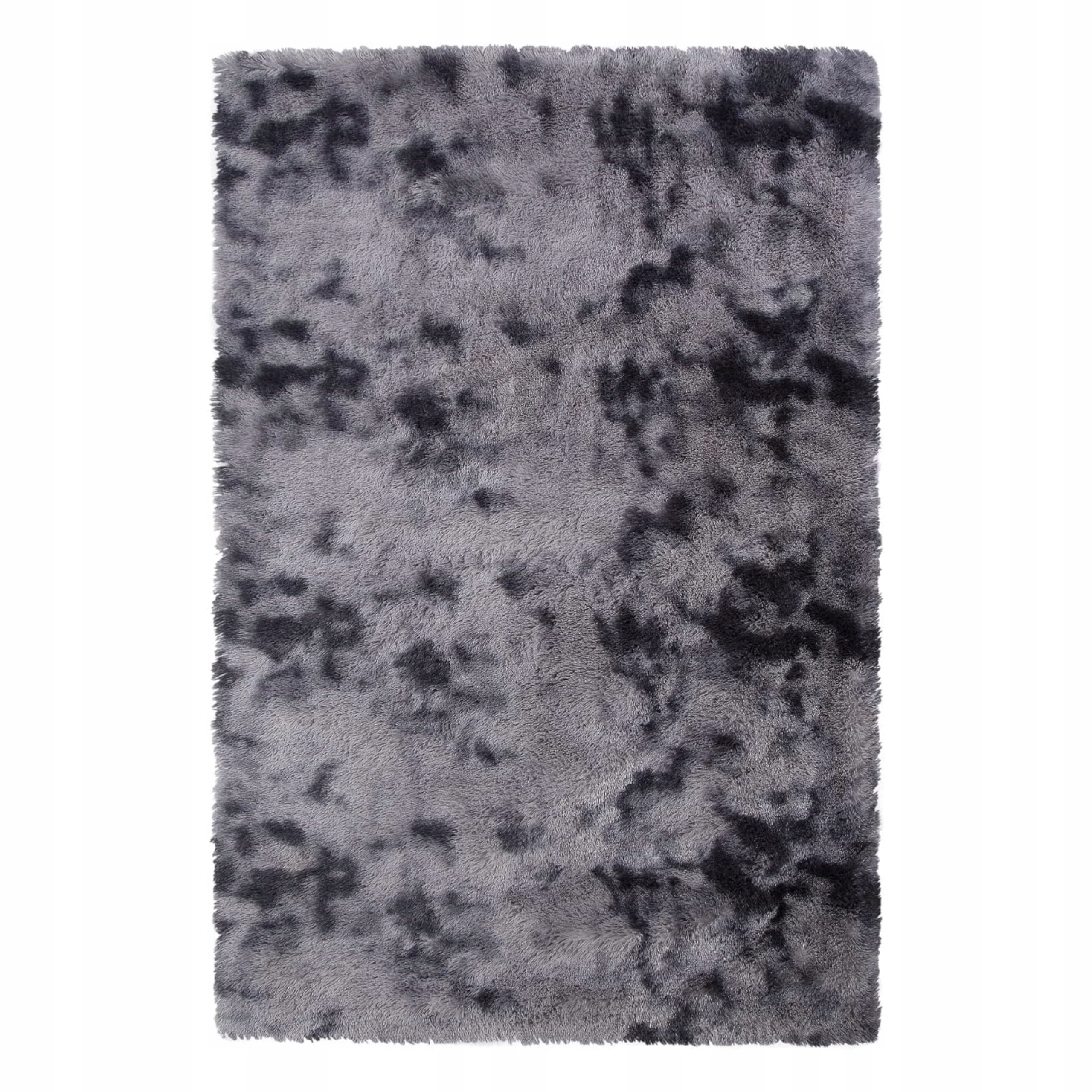 Koberec Shaggy 200X300 CM Šedý Měkký Plyšový Do Ložnice S Dlouhými Štětinami