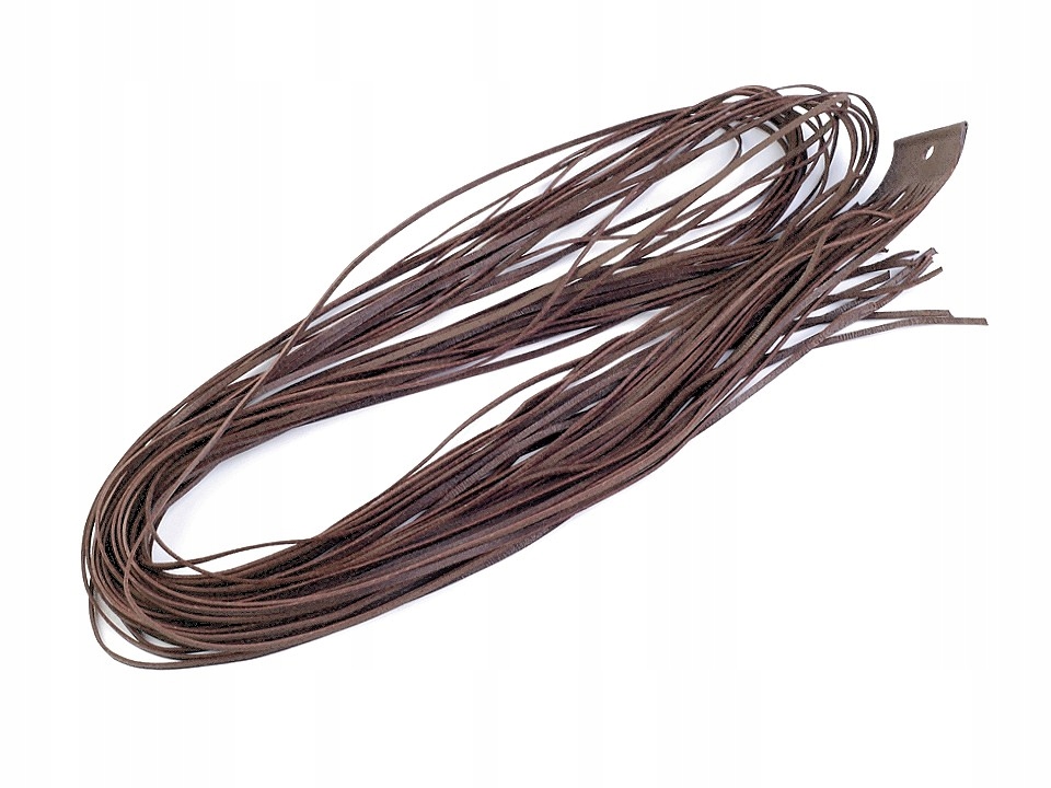 Kožený řemínek 2 mm, 120 cm, 20 ks
