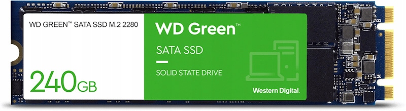 Wd Green Powered By Sandisk/ 240GB/ Ssd/ M.2 Sata/ 3R WDS240G3G0B-00BJF0