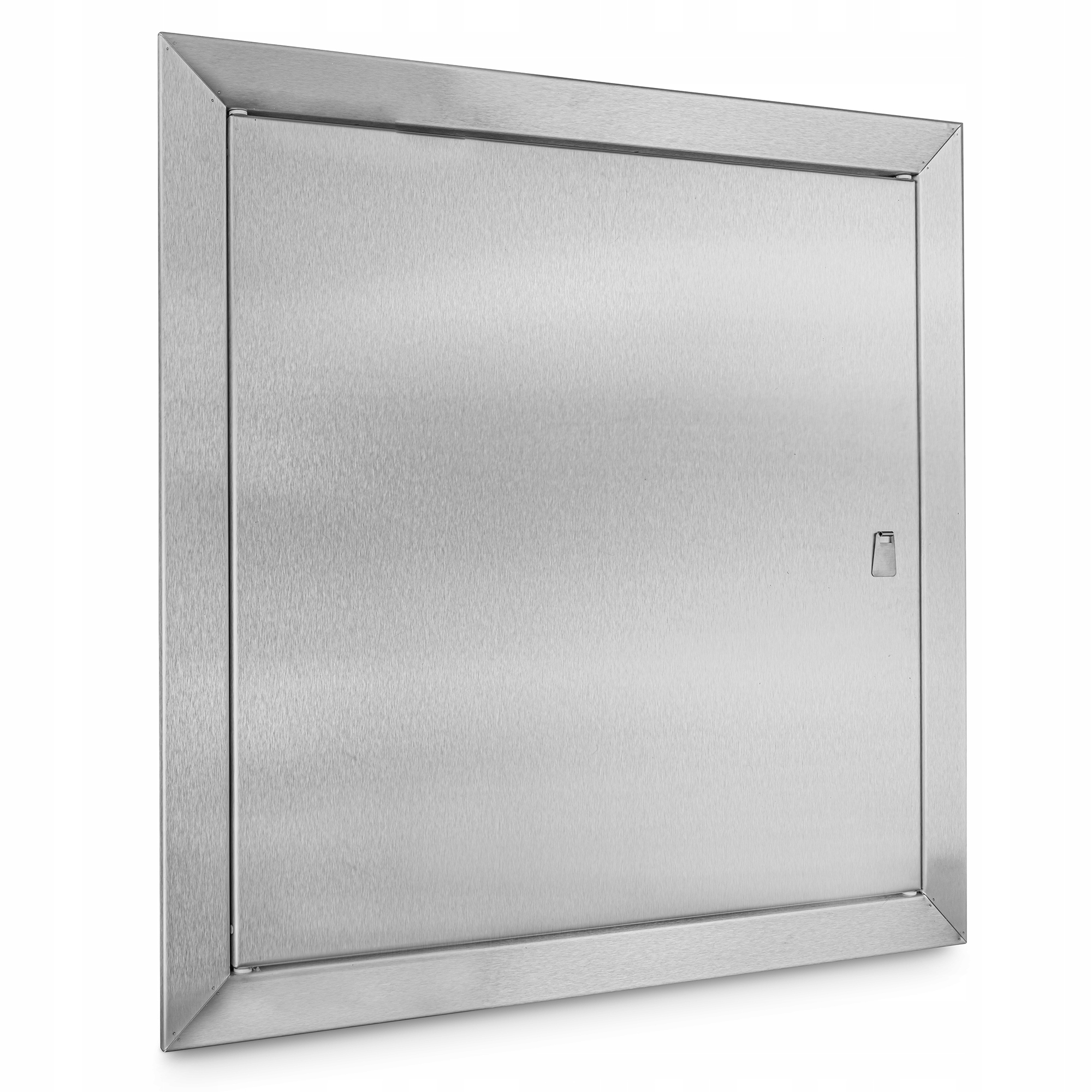 Revizní dvířka nerezová s broušením 35x35, úchytka