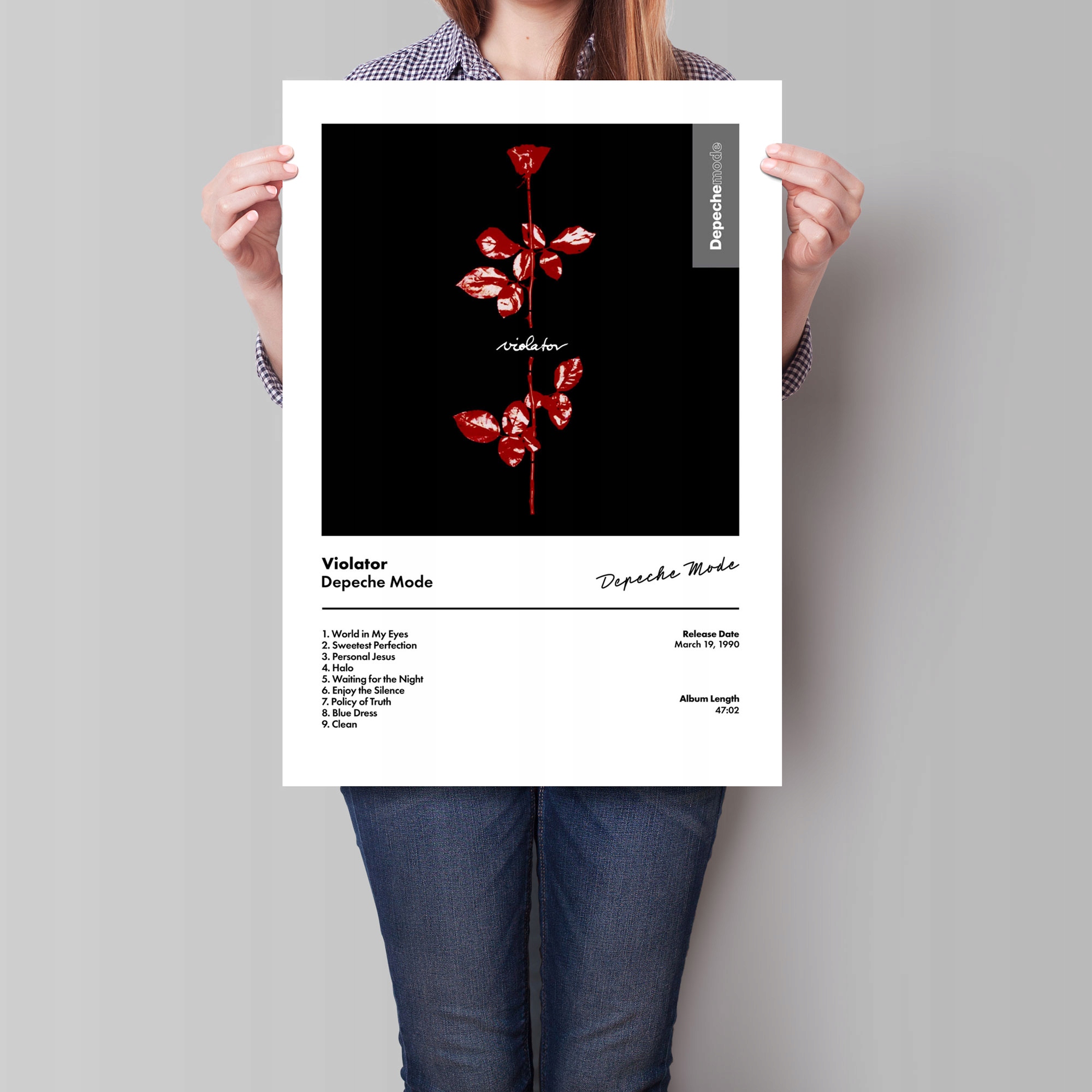 Plakat Depeche Mode Violator Płyta CD Vinyl Cover Marka inna