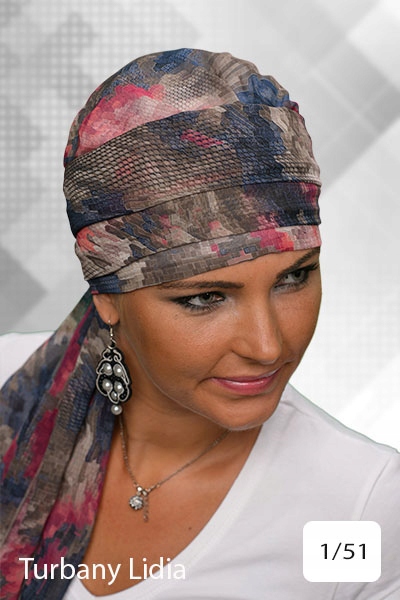 CHUSTA BASIA SZYFON Turbany LIDIA 1/51 Marka inna