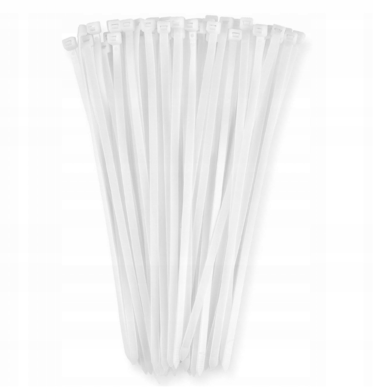 OPASKA ZACISKOWA Plastikowa TRYTKA długa 100szt