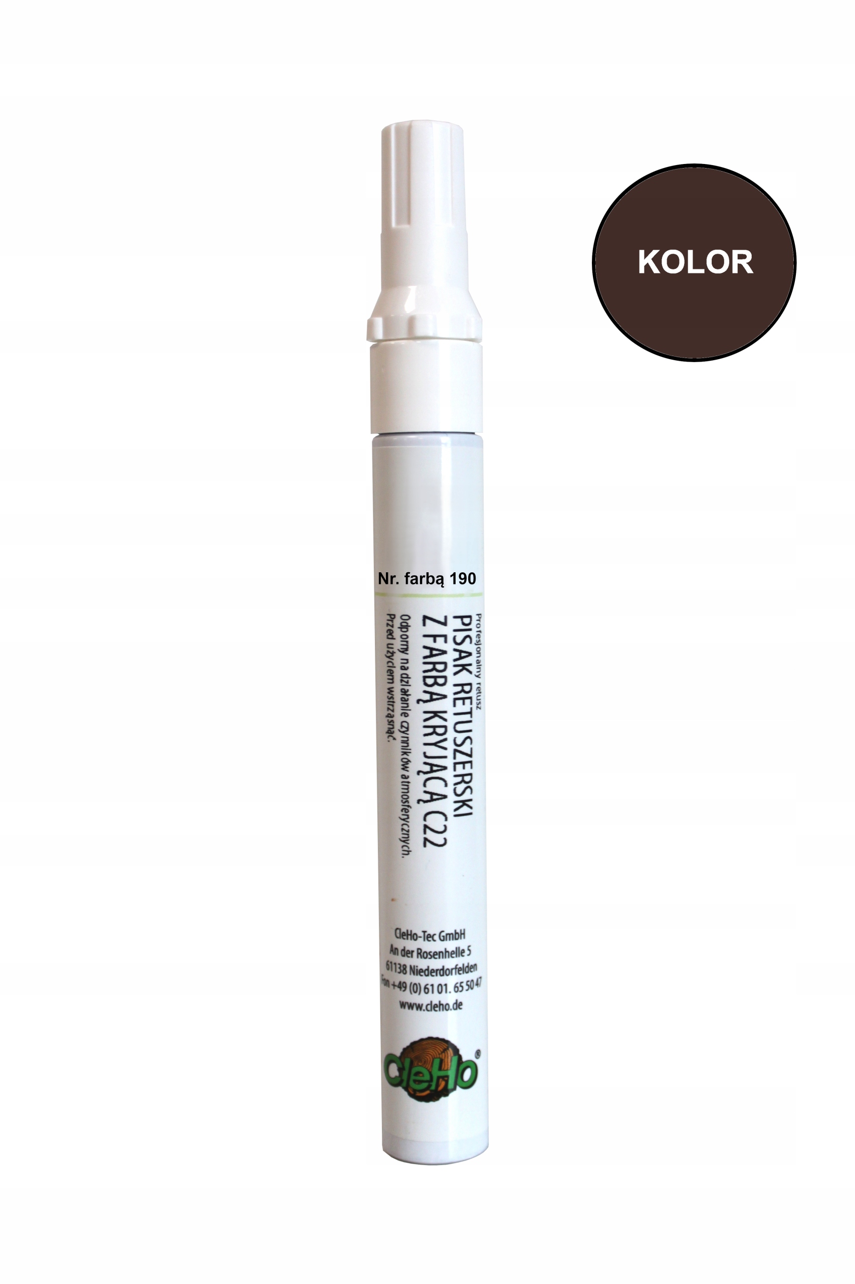 

Pisak retuszerski do naprawy mebli, dąb średni P35