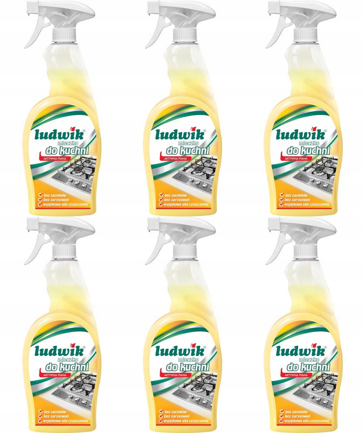 Levně Kapalina Ludwik 6x0,75l multifunkční čištění