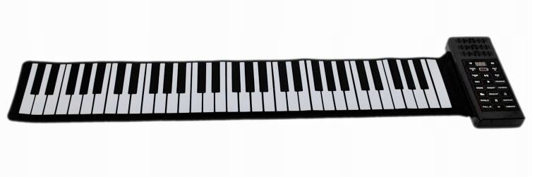IP61S Roll-up Keyboard Zwijany Gumowy Przenośny Klawisze Organy Pianino