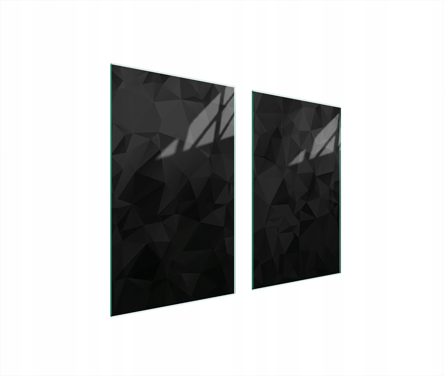 Skleněná Ochranná Deska Na Sporák 75x52 Černá Tvrzené Sklo