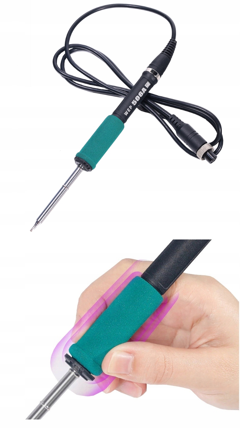 Stacja lutownicza HOTAIR precyzyjna WEP 938BD-III 775W Zestaw 2xGROTY T12 Model 938BD-III SET1787