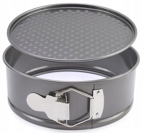 BLACHA TORTOWNICA FORMA DO PIECZENIA BISZKOPTU OKRĄGŁA 18 cm