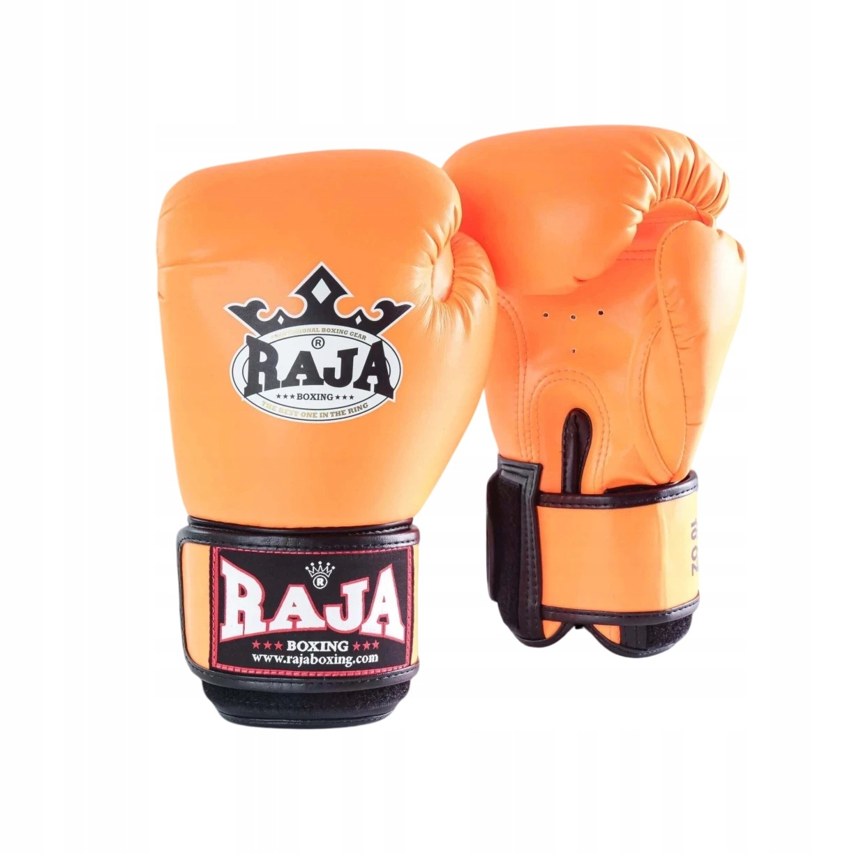 Rękawice Bokserskie Raja Standard Synthetic Leather 14OZ Pomarańczowy